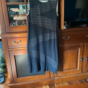 Beautiful Calvin Klein Dress with Tan slip underneath, Size 10